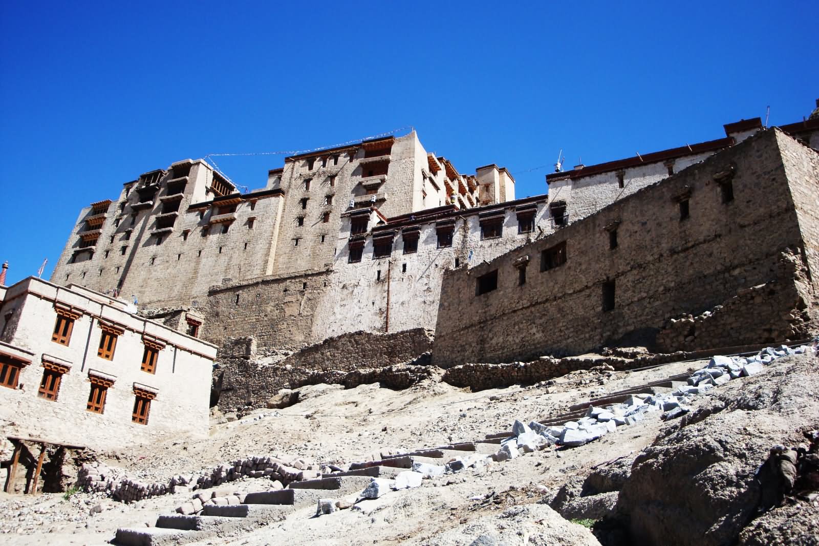 Leh Palace View From Below