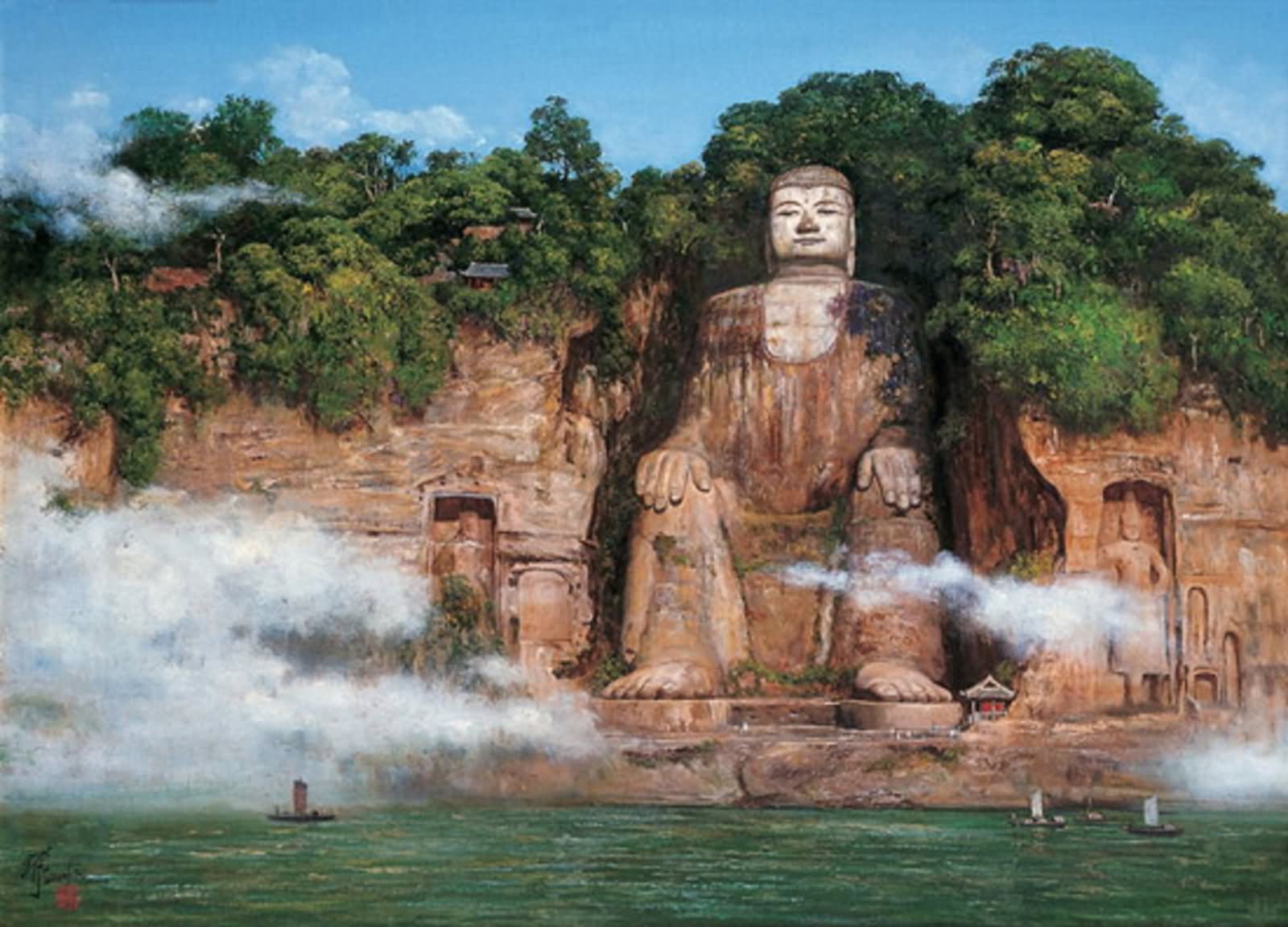 Leshan Giant Buddha Statue Picture
