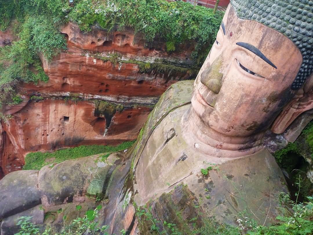 Leshan Giant Buddha View From Above