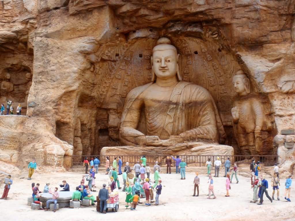 Lord Buddha Statue At The Mogao Caves
