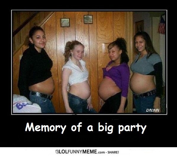 Memory Of A Big Party Funny Meme Poster