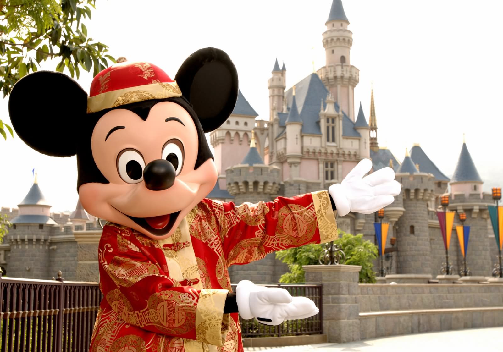 Mickey Mouse At The Disneyland Hong Kong
