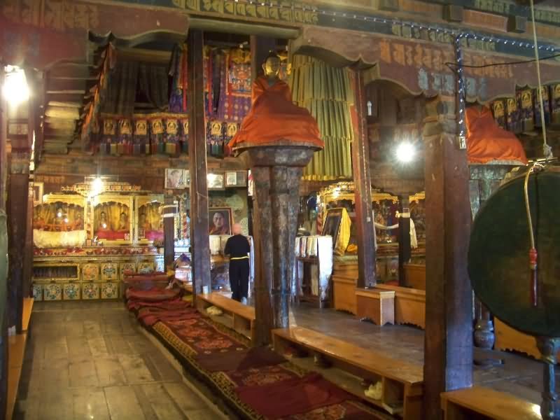 Monastery Inside The Potala Palace, Tibet