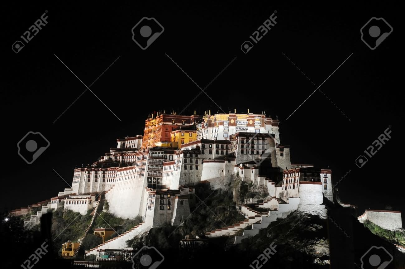 Night Scenes Of The Potala Palace
