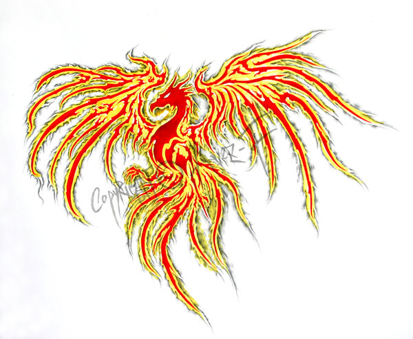 25+ Rising Phoenix From The Ashes Tattoo.