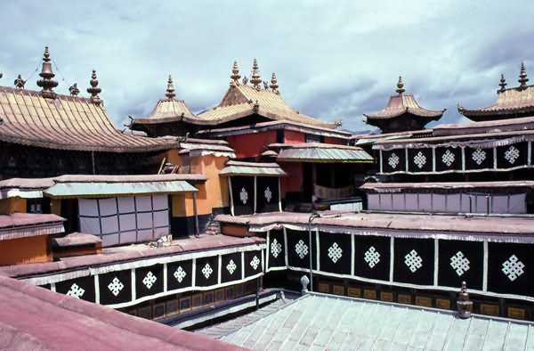 Roof Of The Potala Palace, Tibet