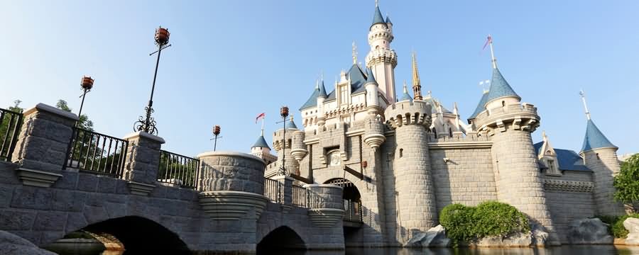 Side View Of The Disneyland Hong Kong