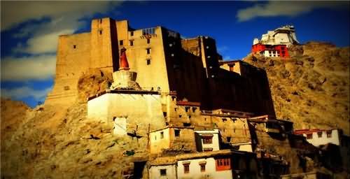 Sunset View Of The Leh Palace
