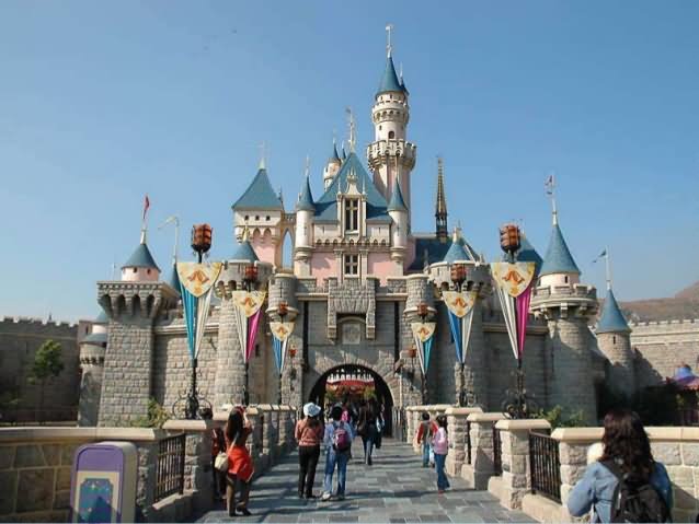 The Hong Kong Disneyland Castle Picture