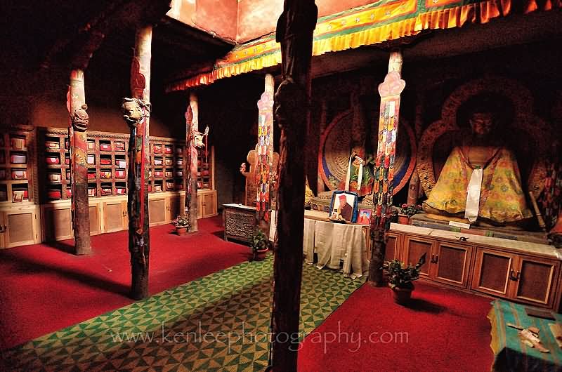 The Interior View Of The Leh Palace