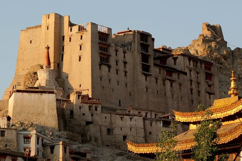 The Leh Palace During Sunset