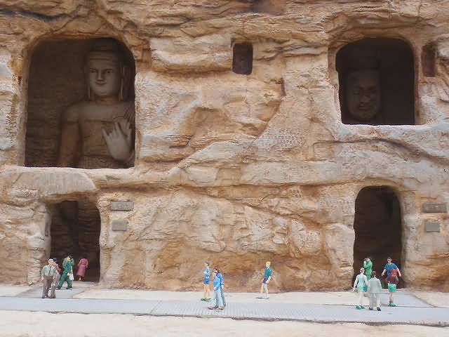 The Mogao Caves Rock Carving
