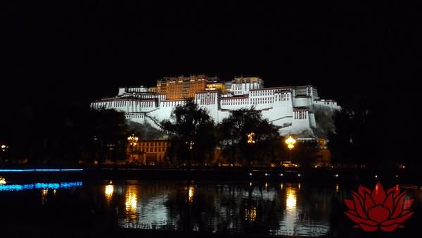 The Potala Palace During Night