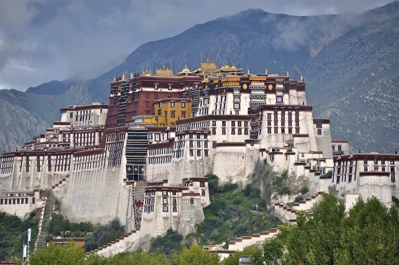The Potala Palace In Lhasa