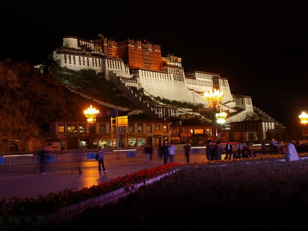 The Potala Palace Night View