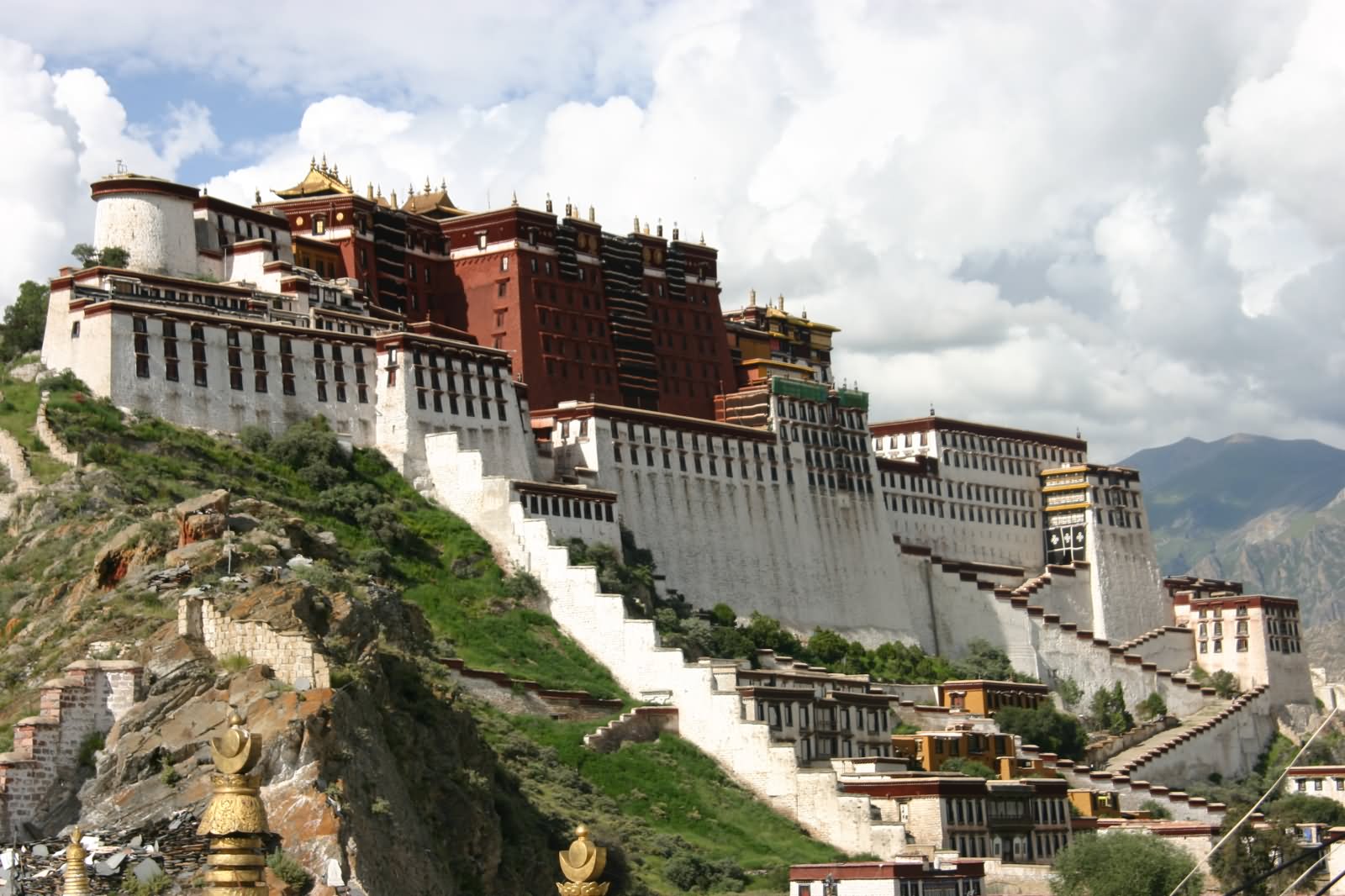 The Potala Palace On Red Hill In Lhasa, Tibet