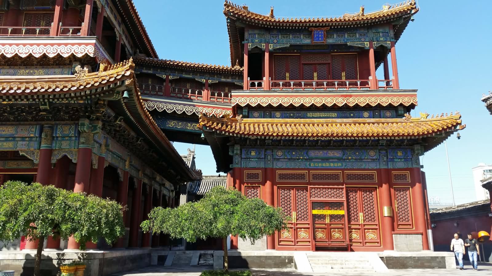 The Yonghe Lama Temple In Beijing