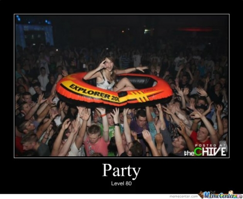 Very Funny Party Meme Poster