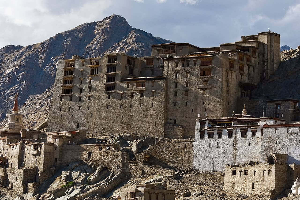 View Of The Leh Palace In Leh Ladakh