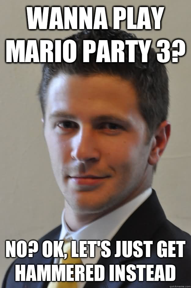 Wanna Play Mario Party 3 Funny Meme Image