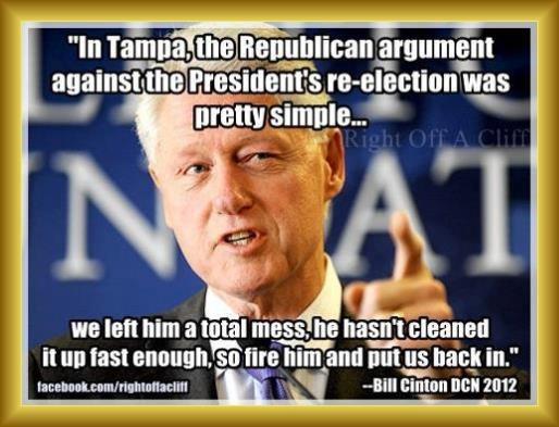 We Let Him A Total Mess He Hasn't Cleaned It Up Fast Enough So Fire Him And Put Up Back In  Funny Bill Clinton Meme Image