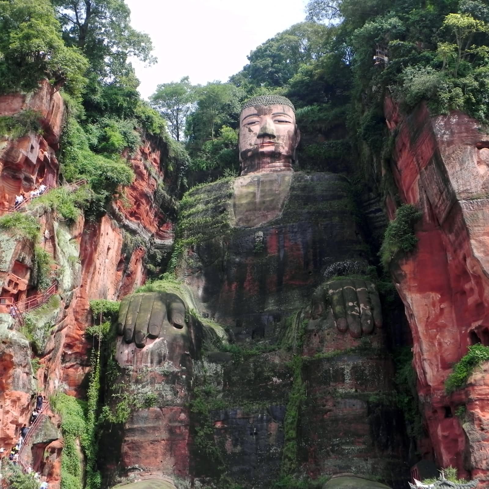 World's Largest Buddha Statue The Leshan Giant Buddha On The Bank Of Minjiang River