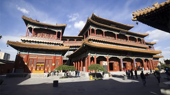 Yonghe Lama Temple Facade Picture