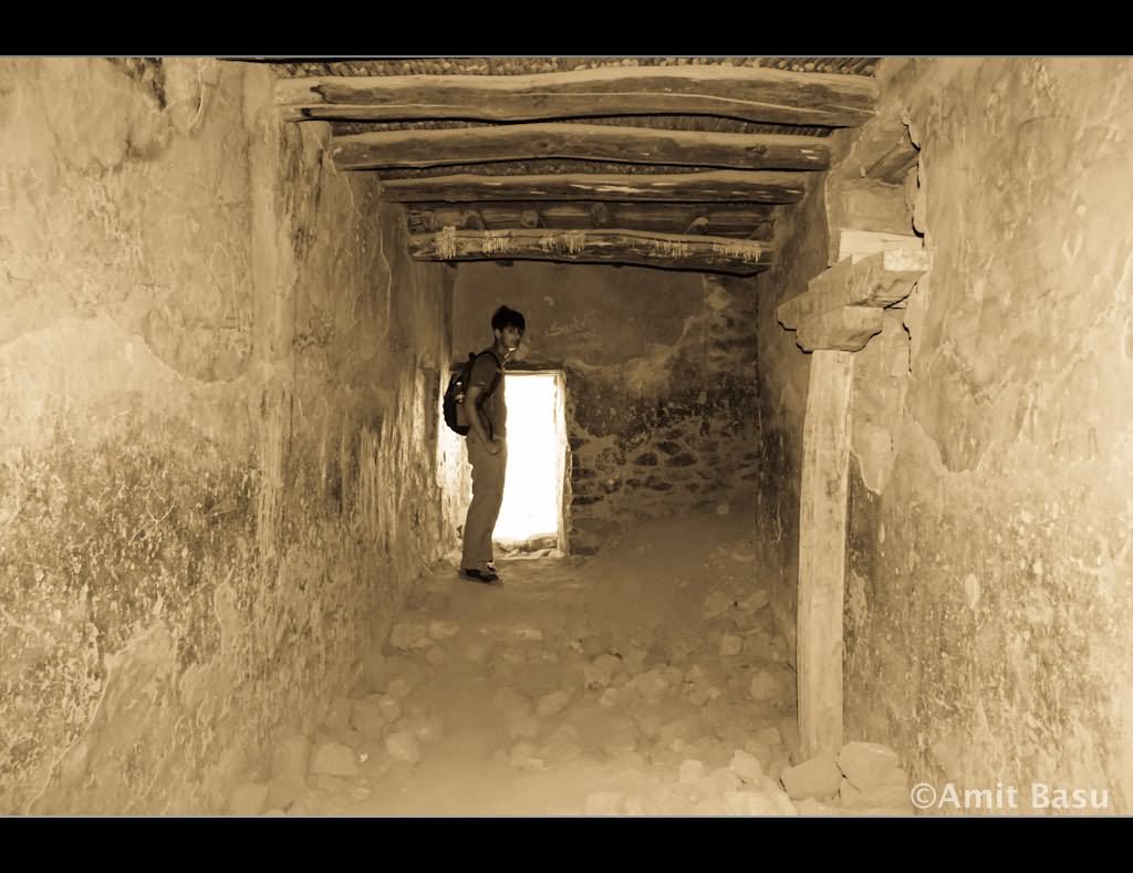 Young Man Inside Leh Palace