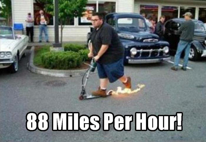 88 Miles Per Hour Funny Wtf Meme Image