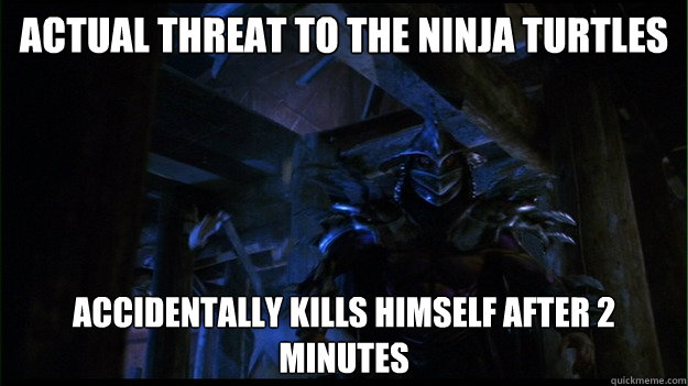 Actual Threat To The Ninja Turtles Funny Ninja Meme Picture