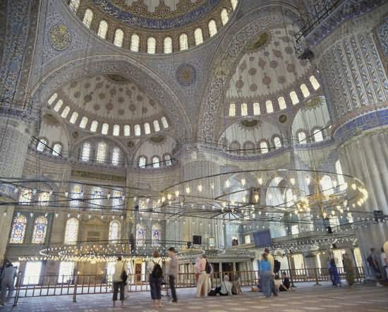 Adorable Architecture Inside The Blue Mosque