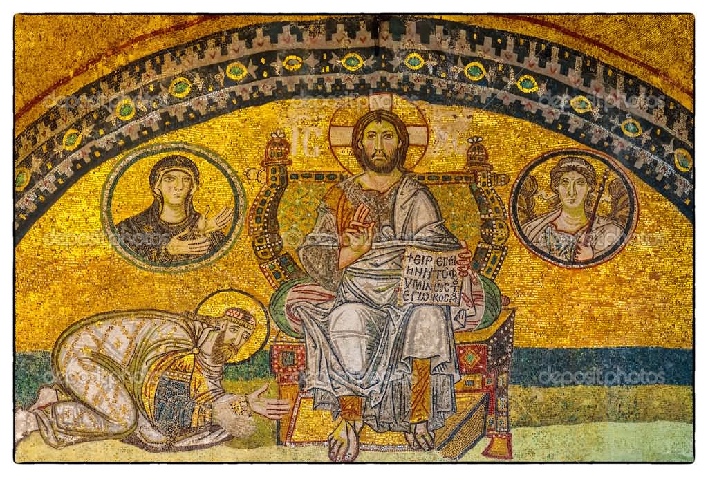 Adorable Mosaic Inside The Hagia Sophia Church