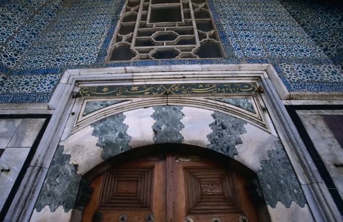 Amazing Architecture On A Door Inside Topkapi Palace