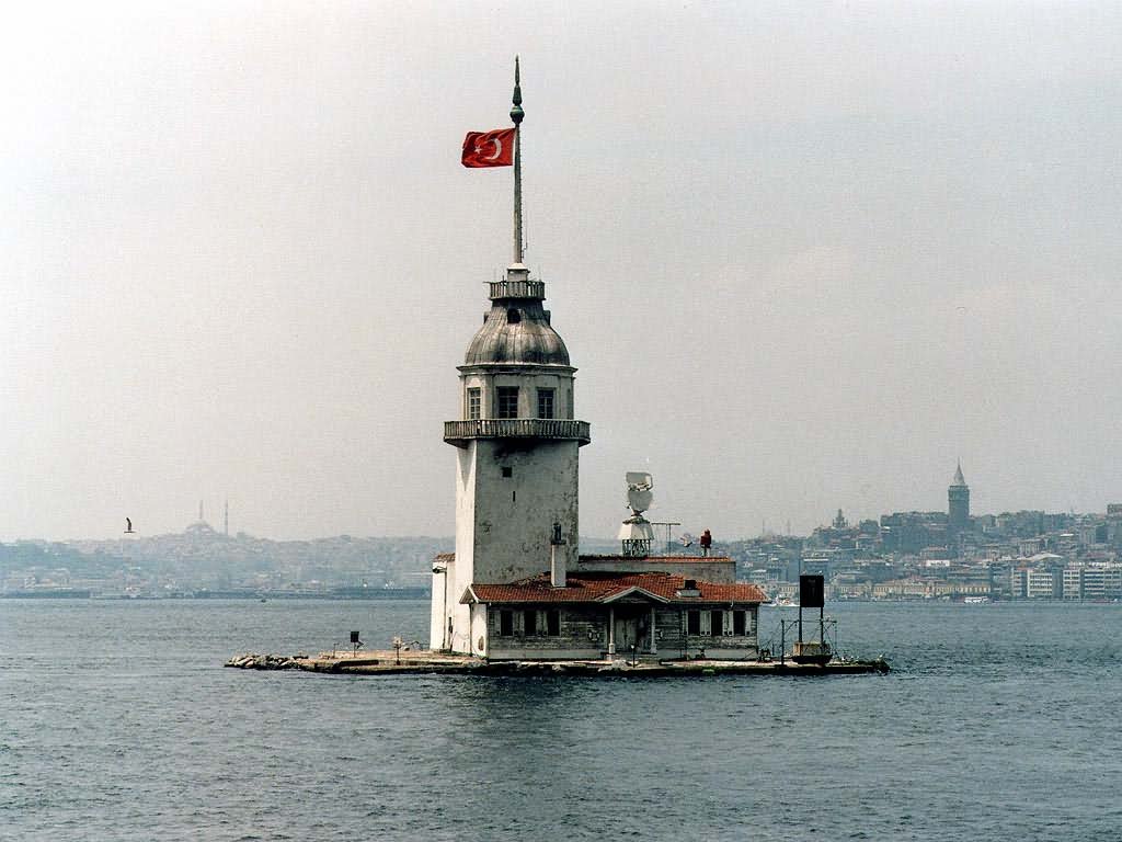 Amazing View Of The Maiden's Tower In Istanbul
