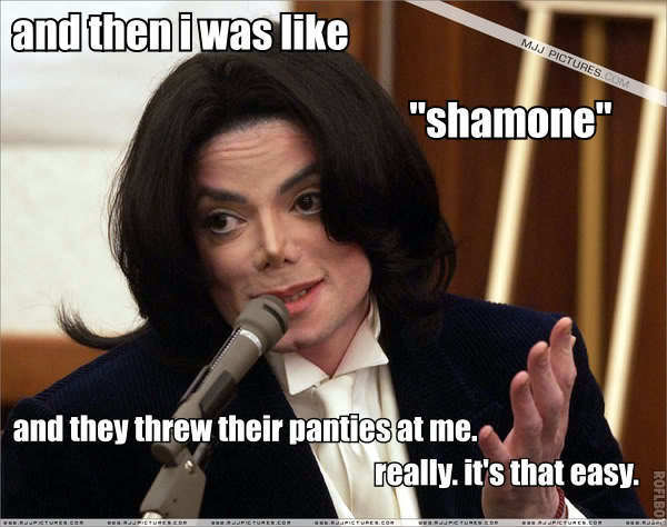 And The I Was Like Shamone Funny Michael Jackson Meme Picture