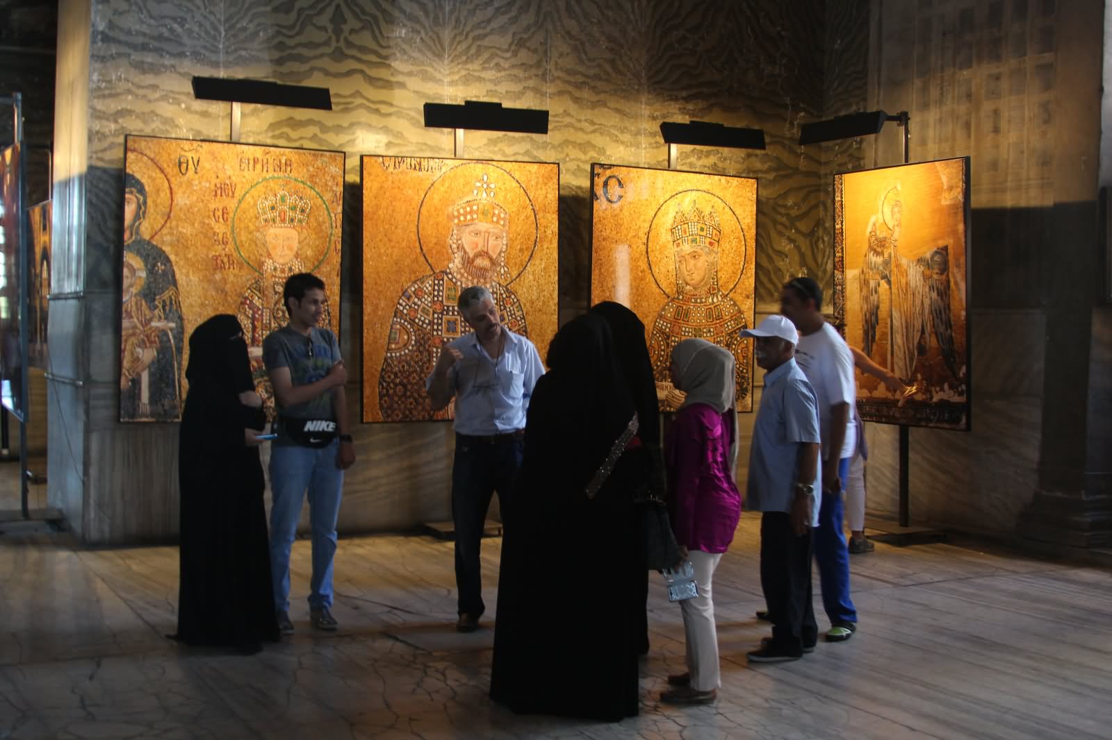 Beautiful Paintings Gallery Inside The Hagia Sophia