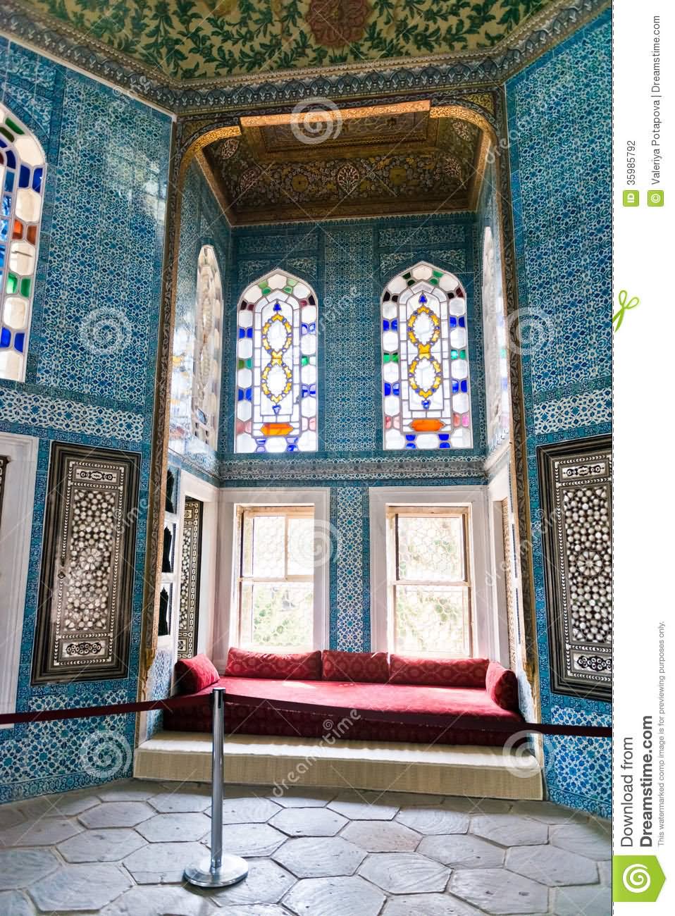Beautiful Room Inside The Topkapi Palace