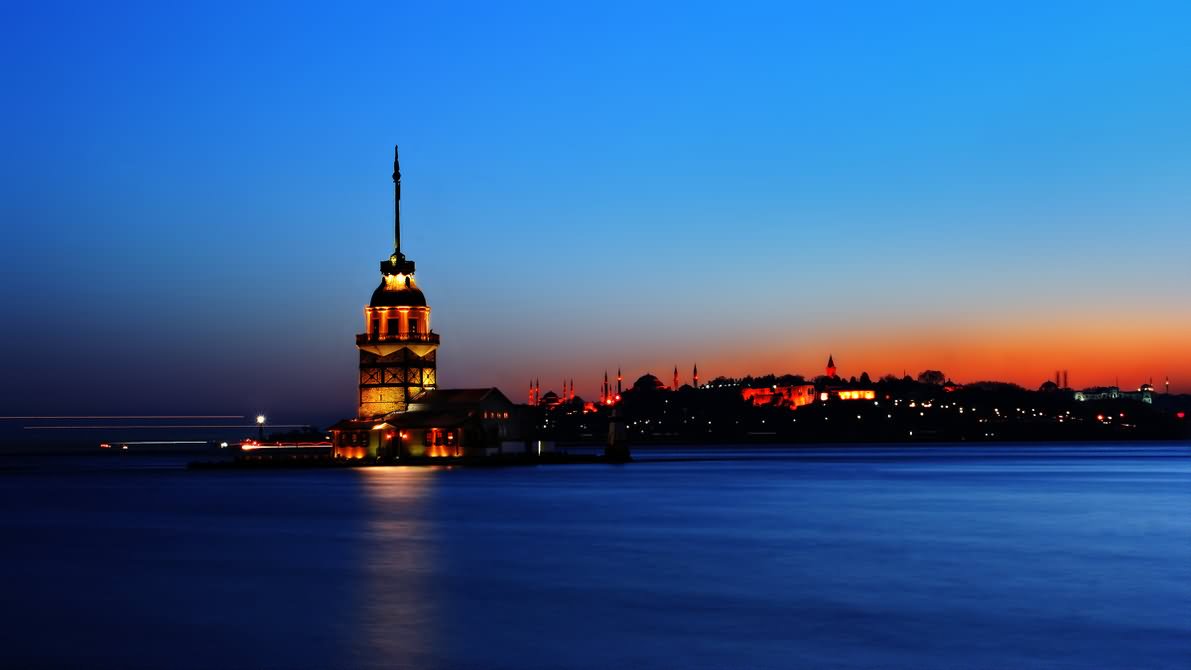 Beautiful Sunset View Of The Maiden's Tower