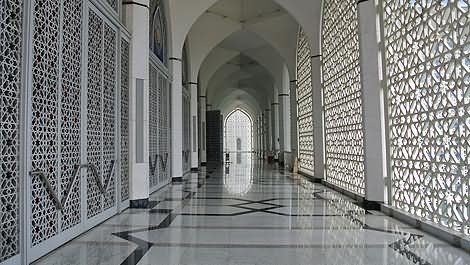 Corridor Inside The Blue Mosque, Istanbul