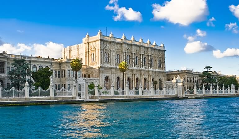 Dolmabahce Palace View From The Bosphorus