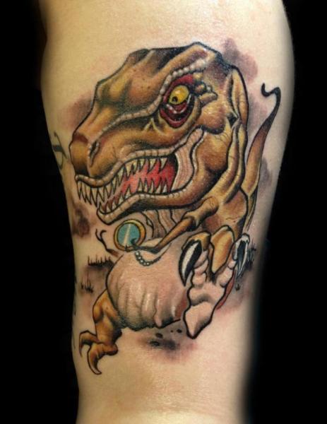 Fantasy Dinosaur Tattoo Design