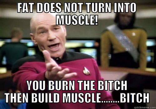 Fat Does Not Turn Into Muscle Funny Muscle Meme Image