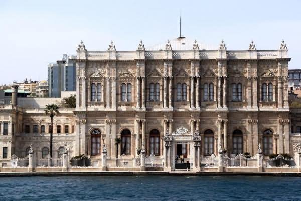 Front Picture Of The Dolmabahce Palace, Istanbul