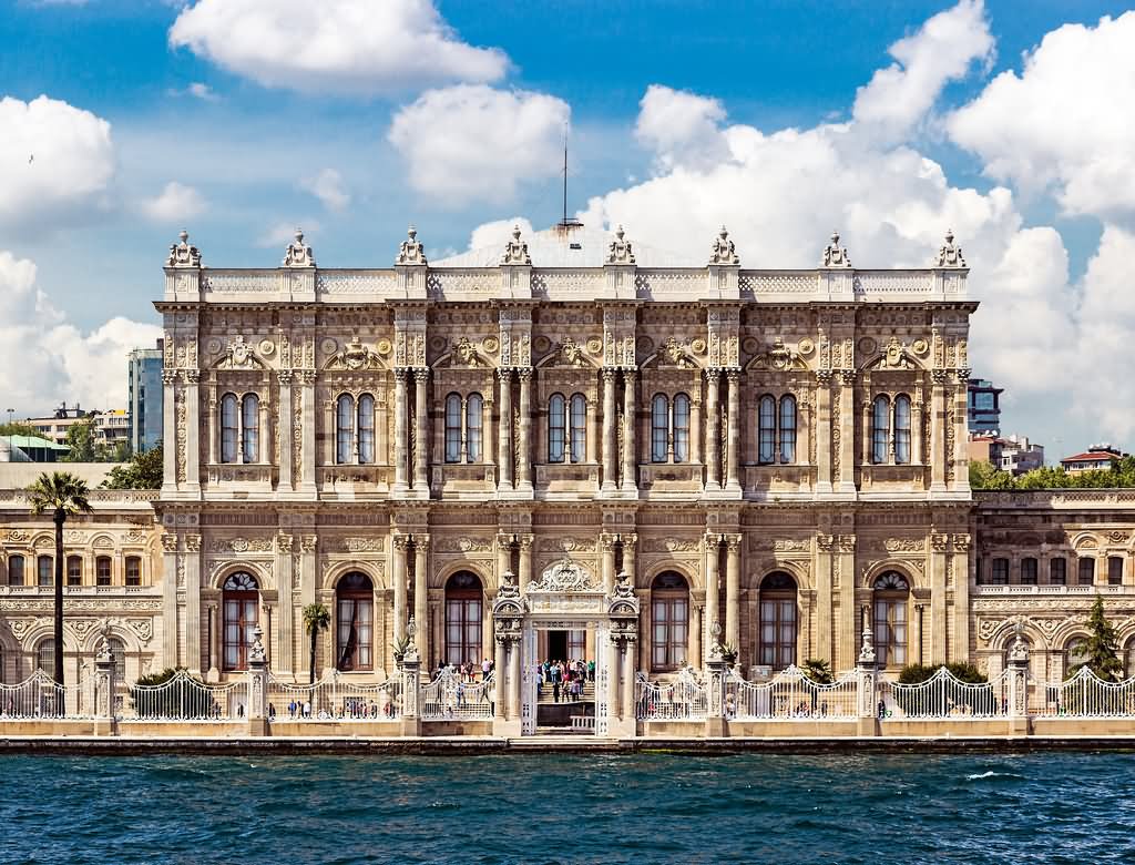 Front View Of The Dolmabahce Palace, Istanbul