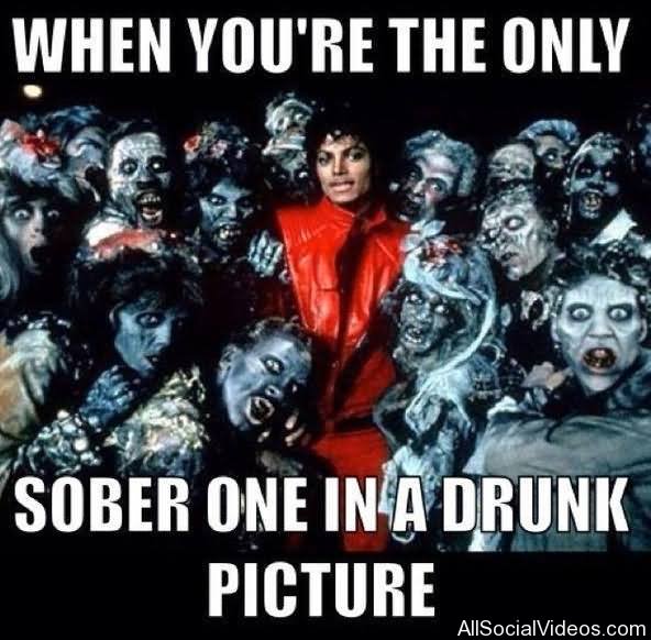 Funny Michael Jackson Meme When You Are The Only Sober One In A Drunk Pictu...