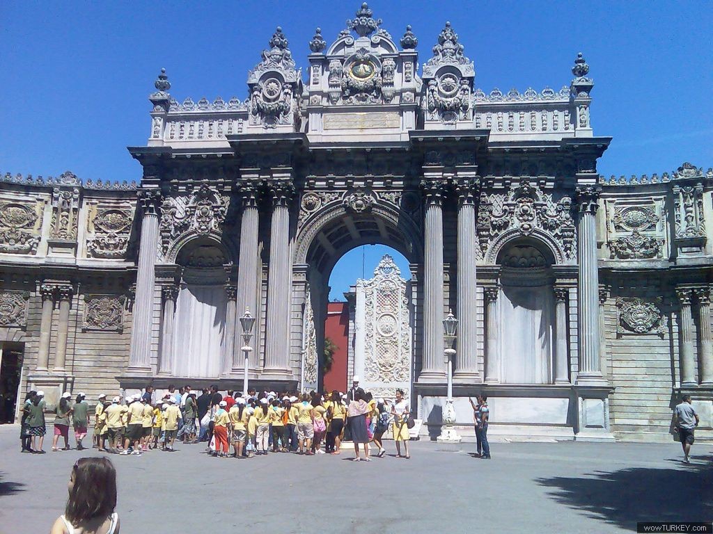 Gate Of The Dolmabahce Palace Picture