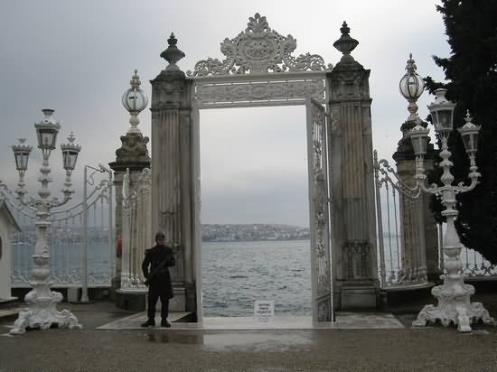 Gate Of The Dolmabahce Palace