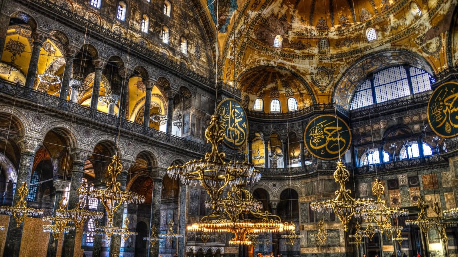 Hagia Sophia Mosque Inside Picture