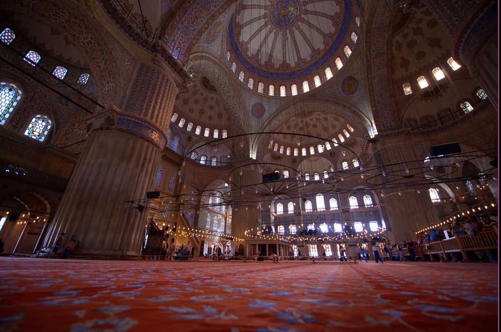 Hall Inside Blue Mosque