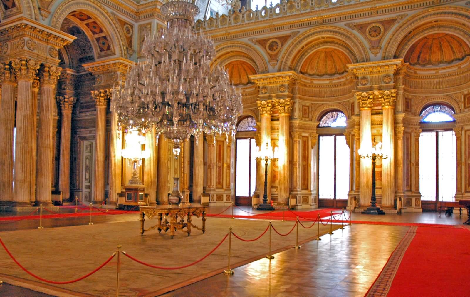 Hall Inside The Dolmabahce Palace